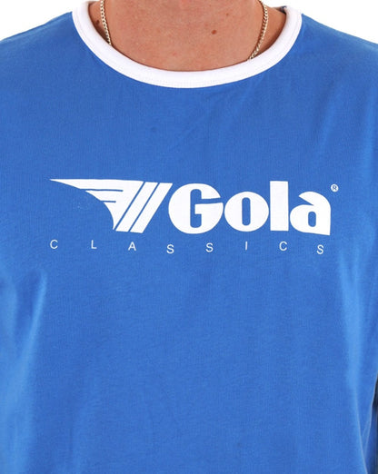 Gola Ringer T-Shirt Blau