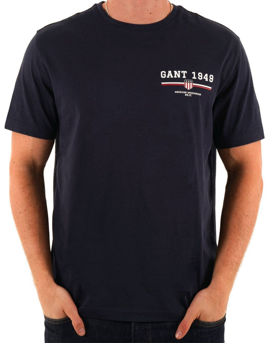 Gant Gant Graphic 1949 T-Shirt Marineblau