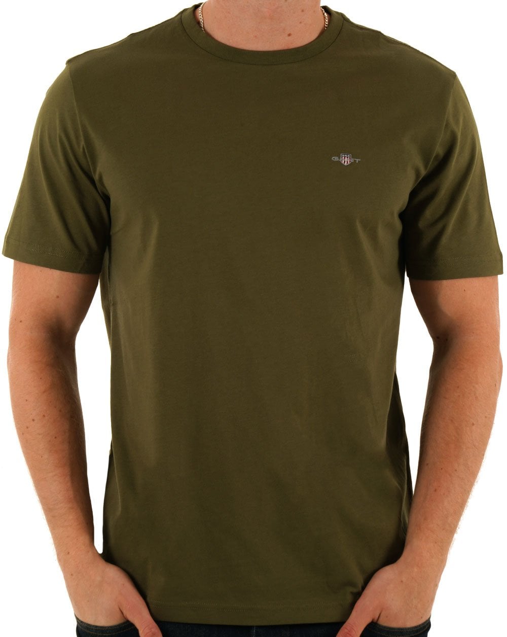 Gant Shield T-Shirt Moosgrün