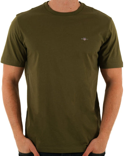 Gant Shield T-Shirt Moosgrün