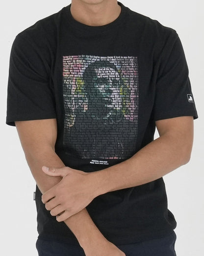 Peaceful Hooligan Wonderwall T-Shirt Schwarz