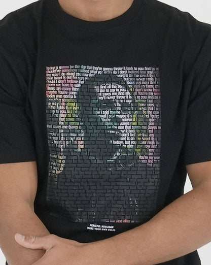 Peaceful Hooligan Wonderwall T-Shirt Schwarz