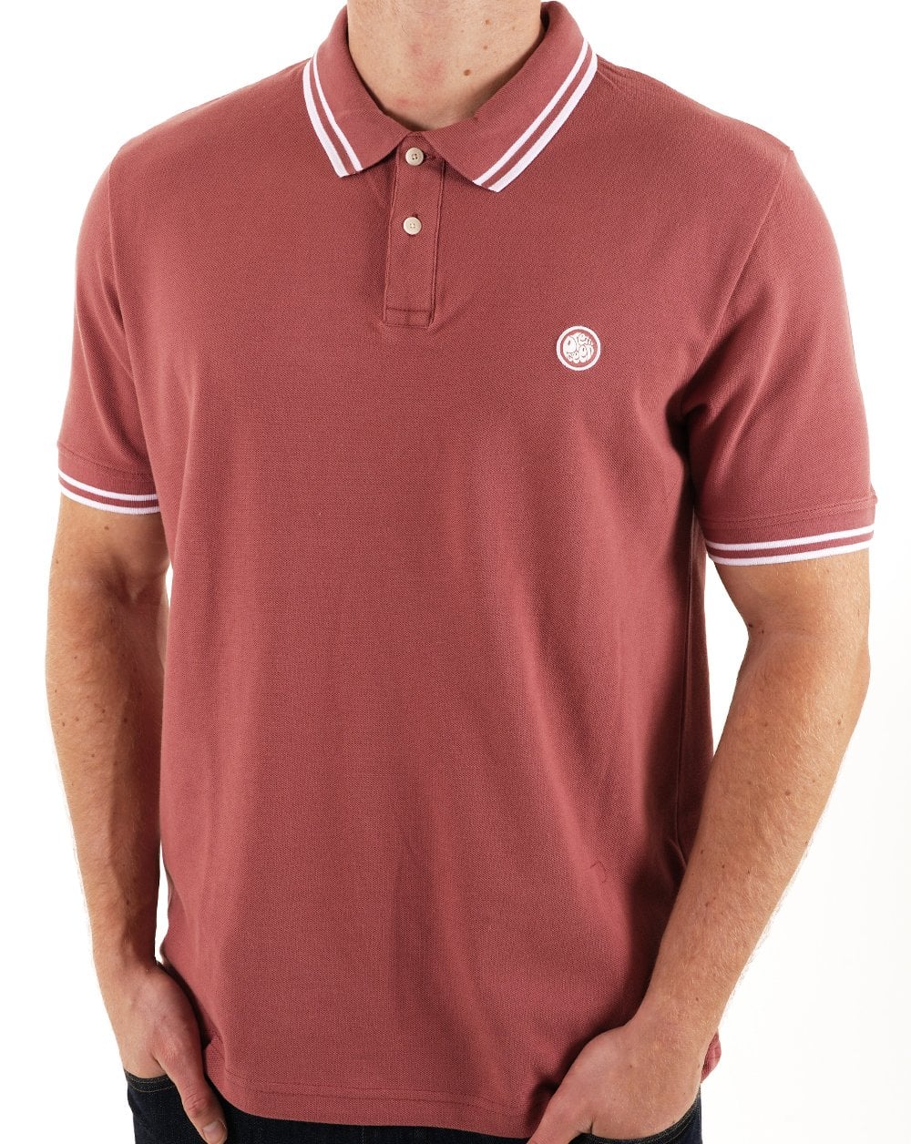 Pretty Green Barton Poloshirt Rubin