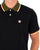 Pretty Green Pennington Collar Polo Black