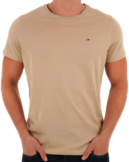 Tommy Jeans – Slim Fit T-Shirt in Silbrig