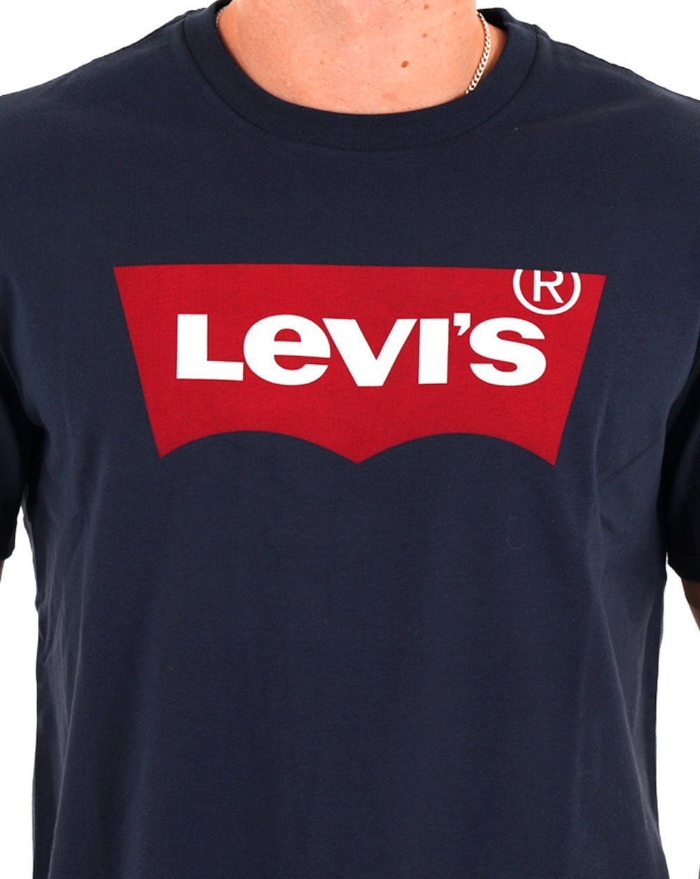 Levis Housemark T-Shirt Marineblau