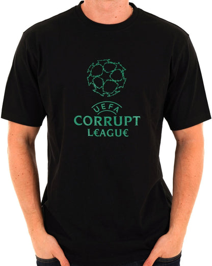 Peaceful Hooligan Corrupt League T-Shirt Schwarz