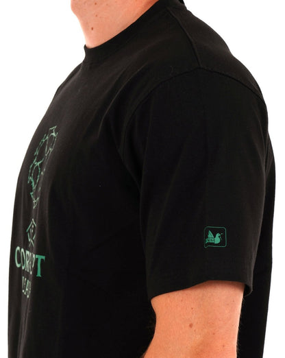 Peaceful Hooligan Corrupt League T-Shirt Schwarz