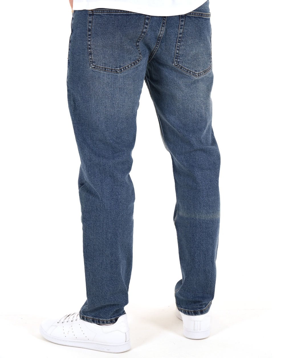 Farah Elm Regular Stretch Jeans, Farbe: Worn Indigo