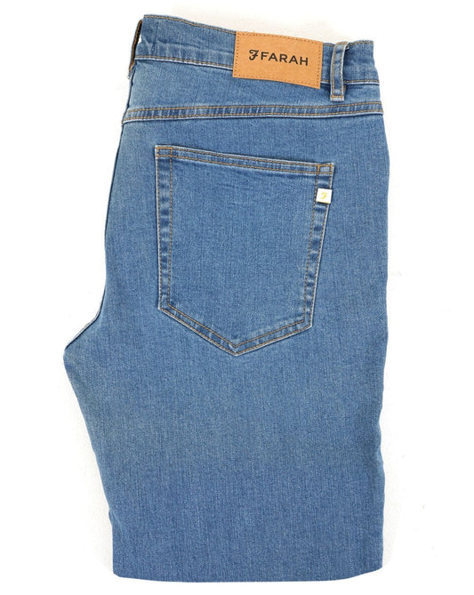 Farah Farah Drake Slim Fit Jeans in Arctic-Waschung