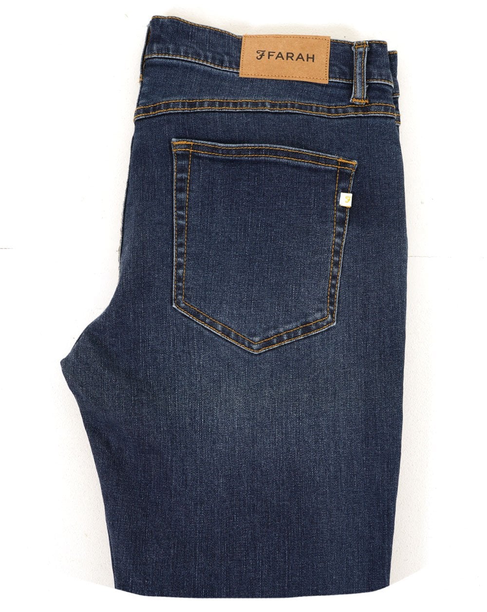 Farah Drake Slim Fit Jeans Mittelblau