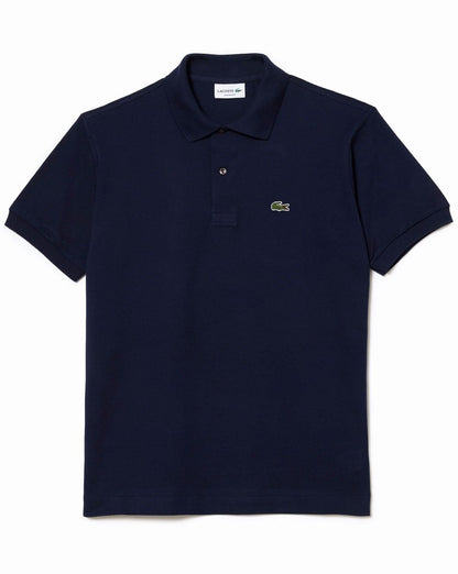 Lacoste – Klassisches Poloshirt in Marineblau