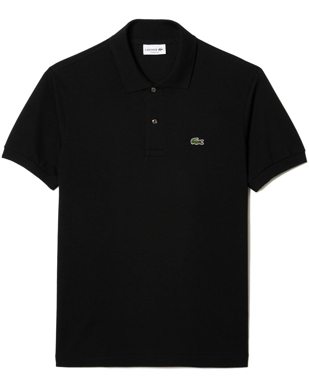Lacoste Klassisches Poloshirt Schwarz