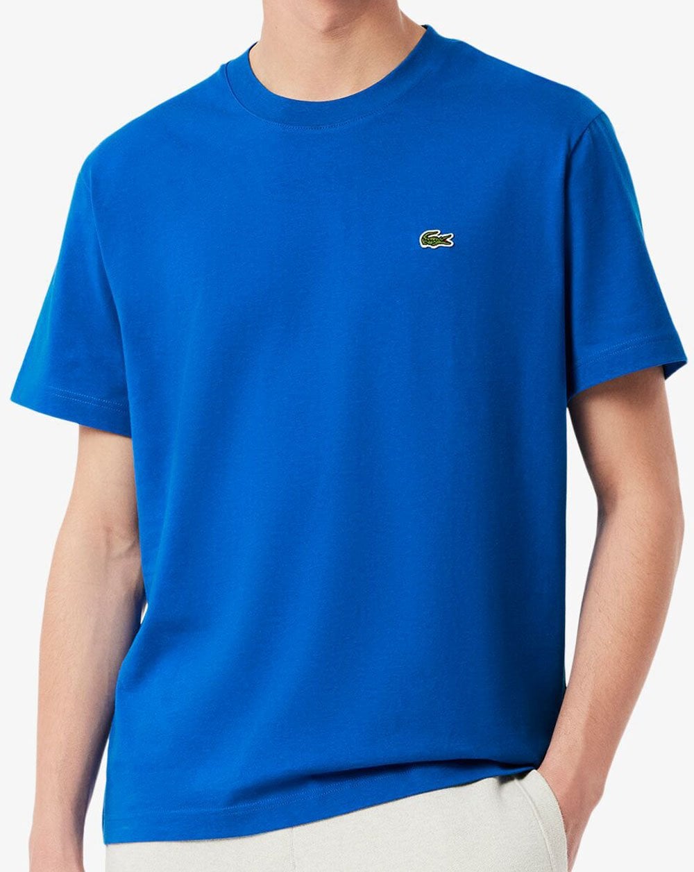 Lacoste – T-Shirt mit klassischer Passform, Gipsy Blue