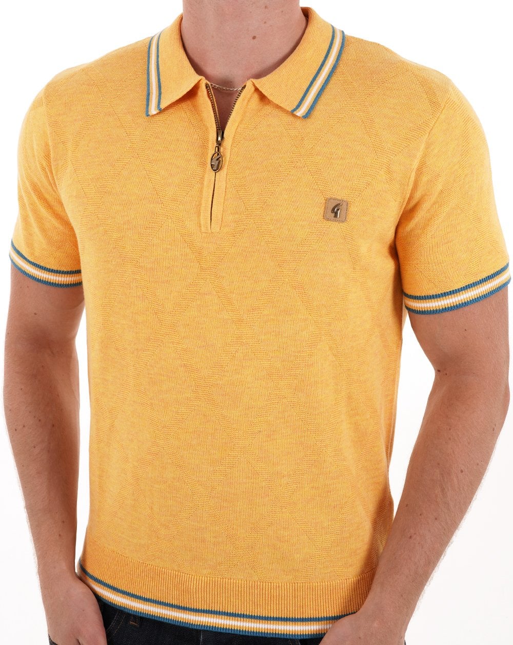 Gabicci Vintage Moore Strick-Polo-Ananas