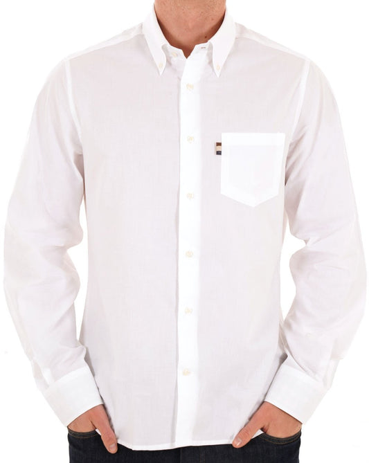 Aquascutum Aquascutum Button-Down-Oxford-Hemd Optic White