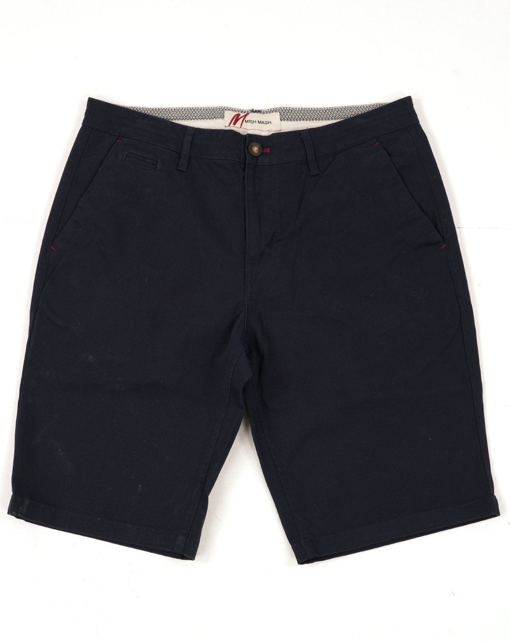 Mish Mash Chino-Shorts Marineblau