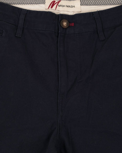 Mish Mash Chino-Shorts Marineblau