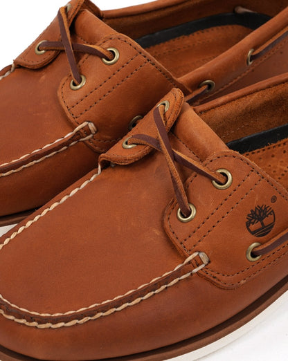 Timberland Classic 2-Ösen-Bootsschuhe Apricot Buff