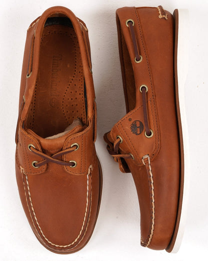 Timberland Classic 2-Ösen-Bootsschuhe Apricot Buff