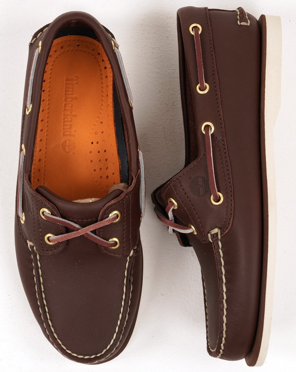 Timberland Classic 2-Ösen-Bootsschuhe Braun