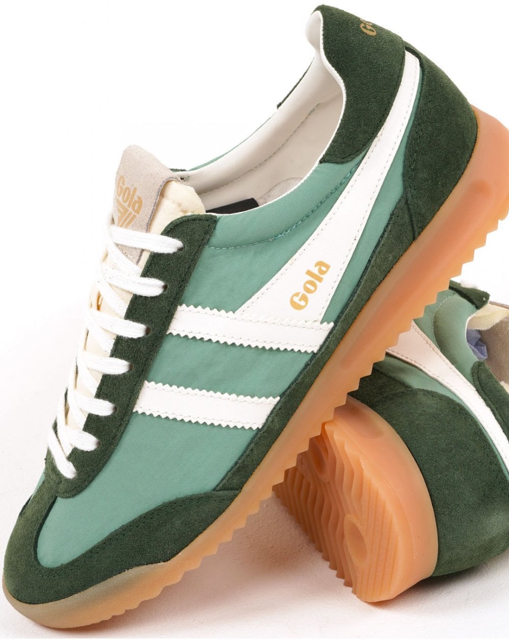 Gola Firefly Damen Sneaker Grün Nebel/Evergreen/Off White