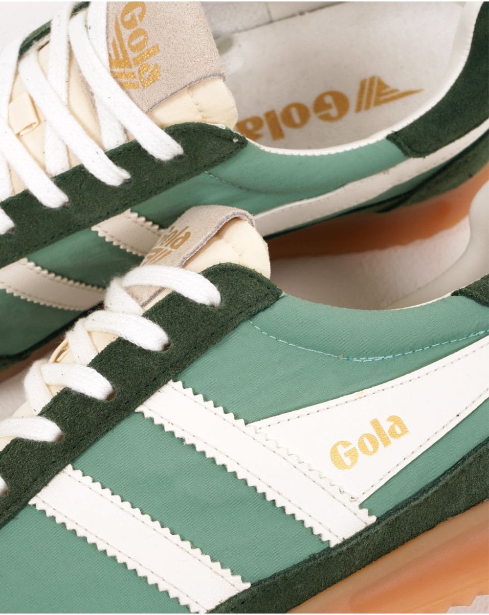 Gola Women's Firefly Trainers Green Mist / Evergreen / Off White