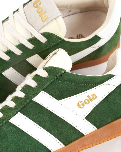 Gola Classics Damen Elan Sneakers Evergreen/Weiß