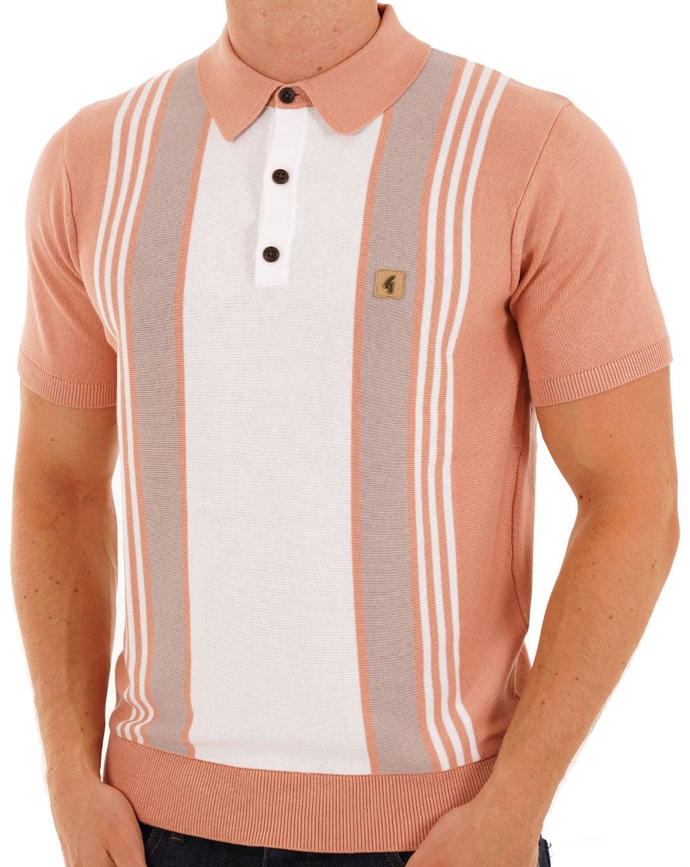 Gabicci Vintage Searle Strickpolo Pfirsich