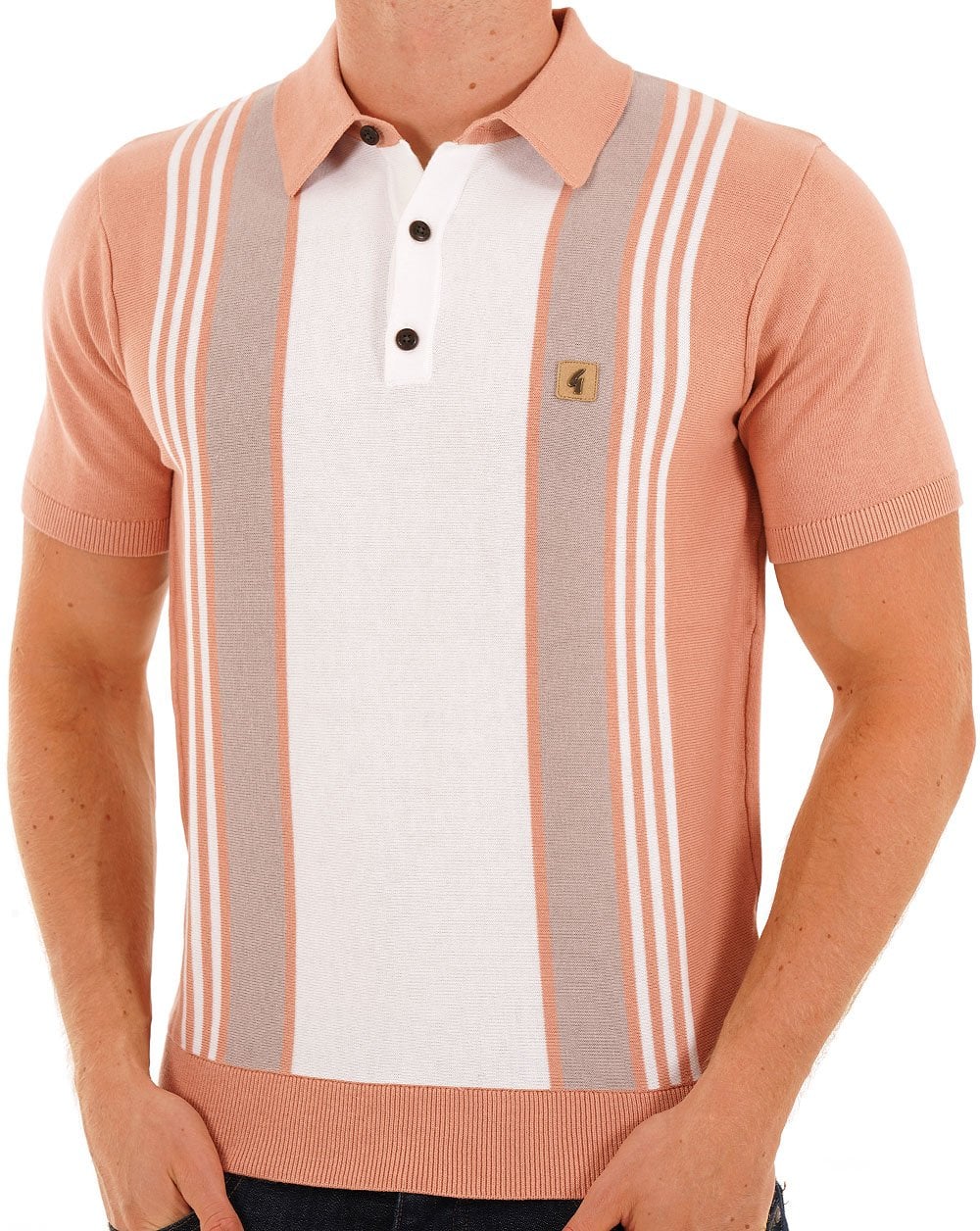 Gabicci Vintage Searle Strickpolo Pfirsich