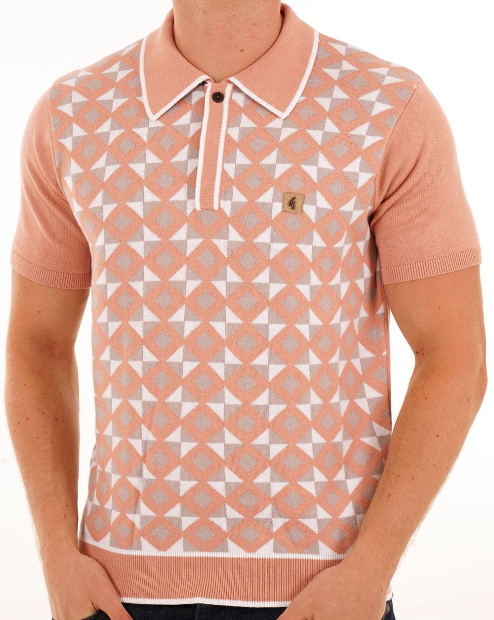 Gabicci Vintage Ted Strickpolo Pfirsich