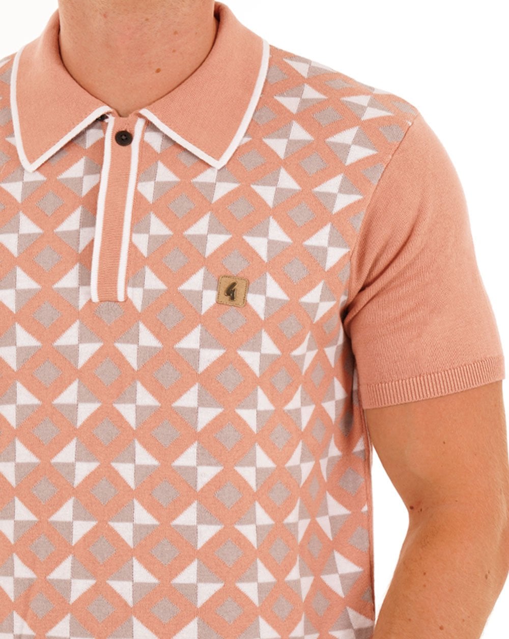 Gabicci Vintage Ted Strickpolo Pfirsich