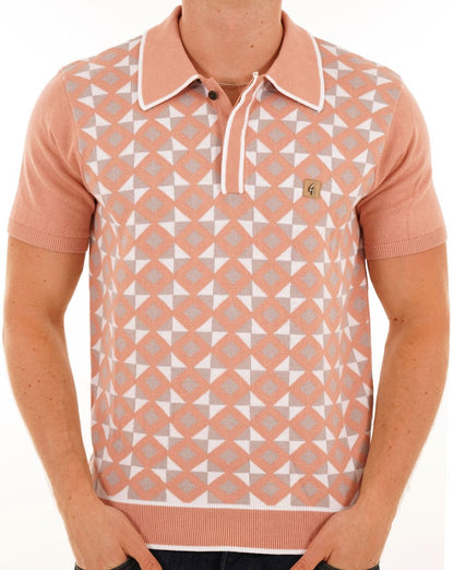 Gabicci Vintage Ted Strickpolo Pfirsich
