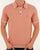 Gabicci Vintage Lineker Tipped Knitted Polo Peach