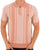 Gabicci Vintage Dante Knitted Polo Peach