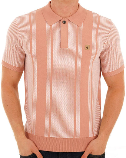 Gabicci Vintage Dante Strickpolo Pfirsich