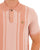 Gabicci Vintage Dante Knitted Polo Peach