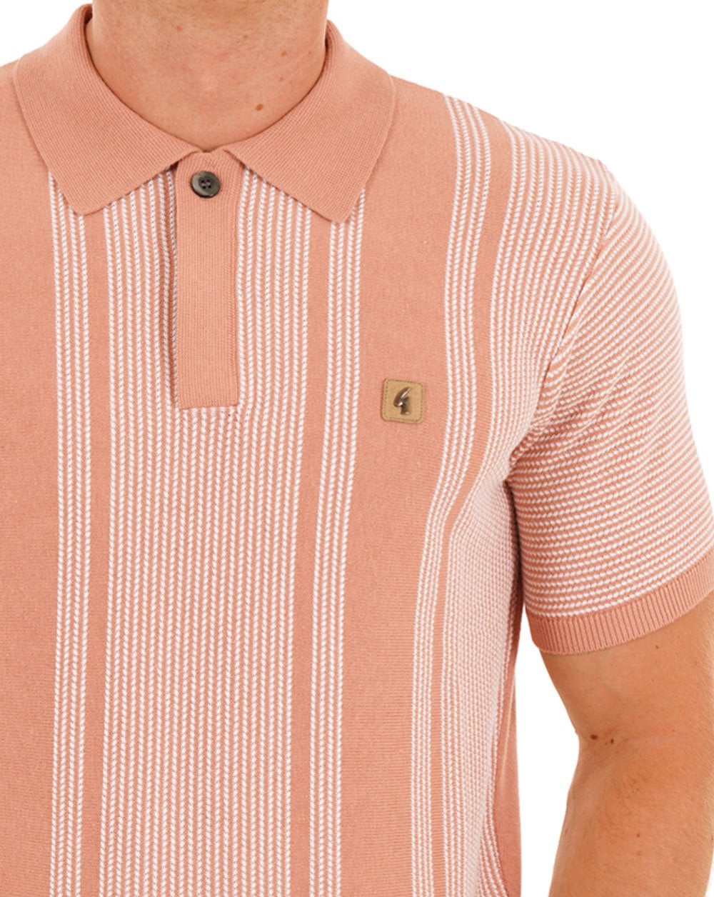 Gabicci Vintage Dante Strickpolo Pfirsich