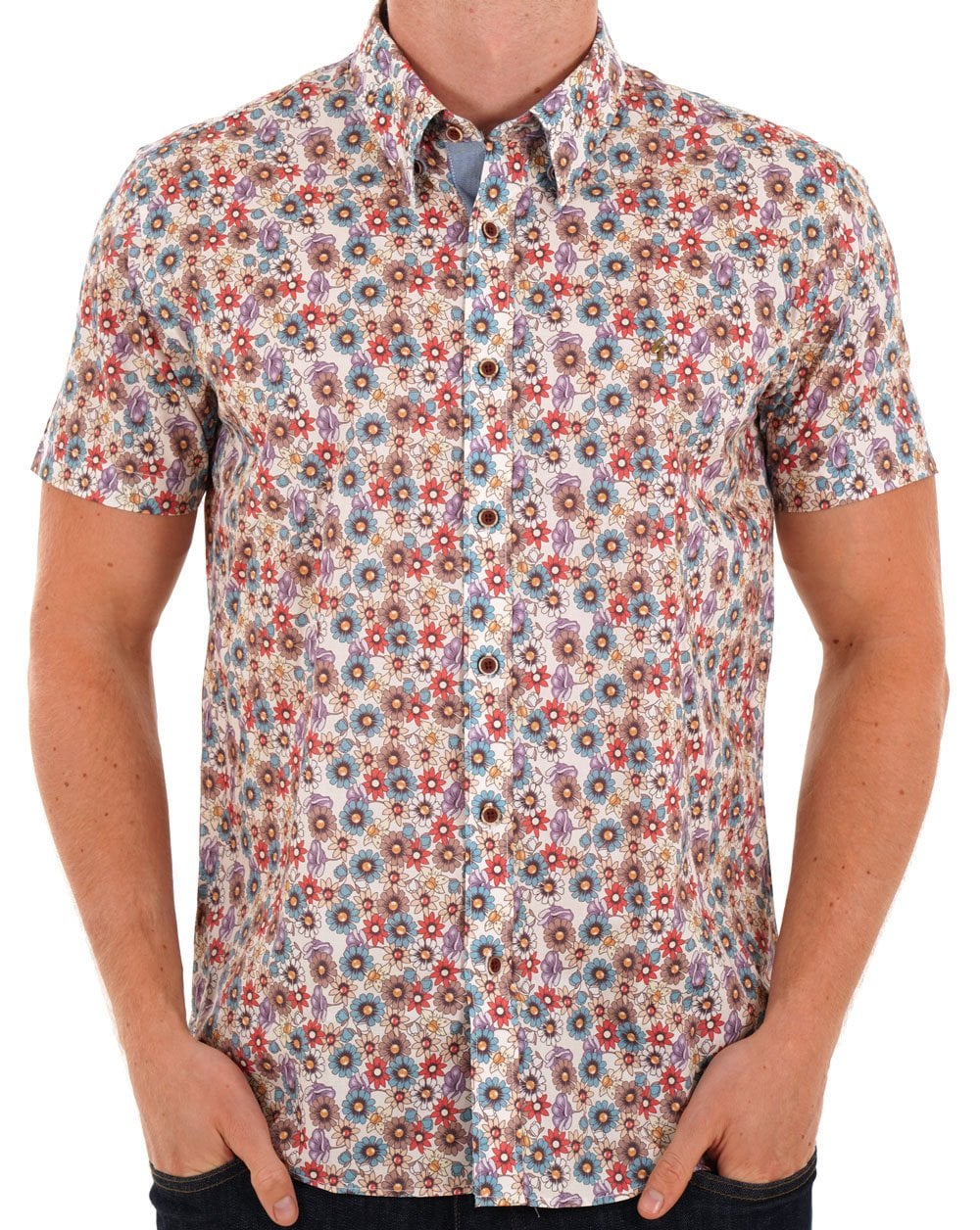 Gabicci Vintage Sommerhemd Floral