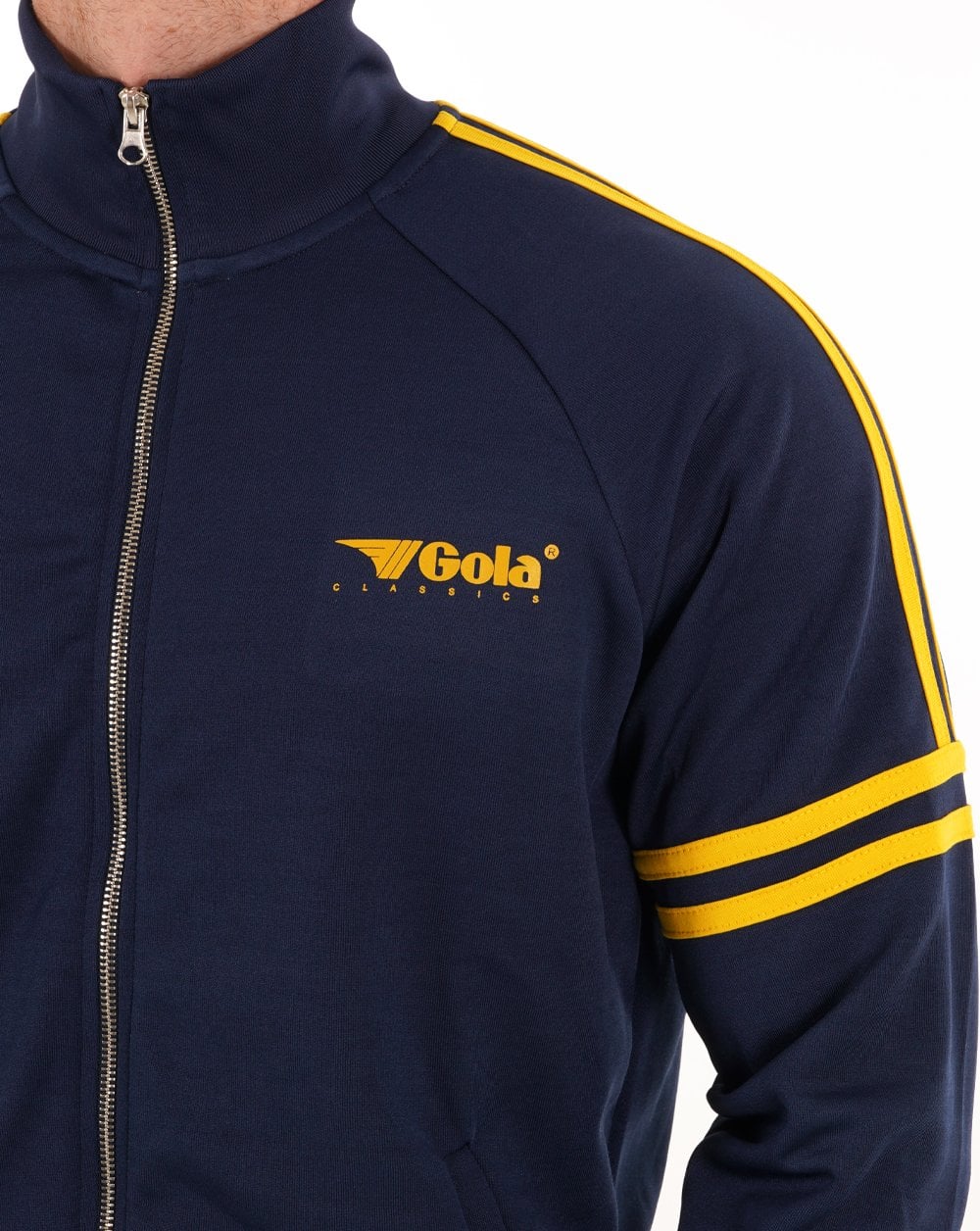 Gola – Trainingsoberteil mit Logo und Streifen in Marineblau