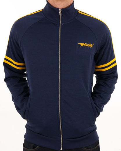 Gola – Trainingsoberteil mit Logo und Streifen in Marineblau