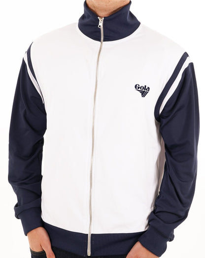 Gola Tricot Trainingsjacke Weiß/Marineblau