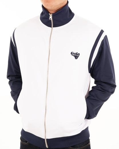 Gola Tricot Trainingsjacke Weiß/Marineblau