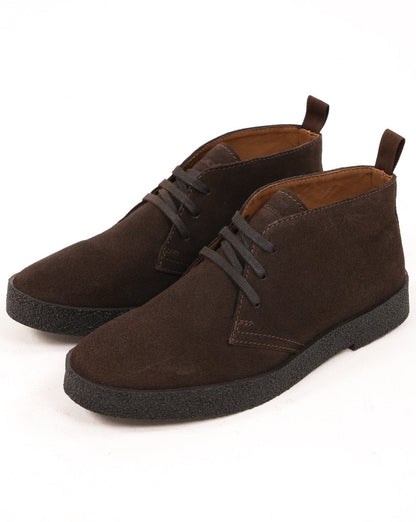 Roamers Revolver Wildlederstiefel Schokoladenbraun