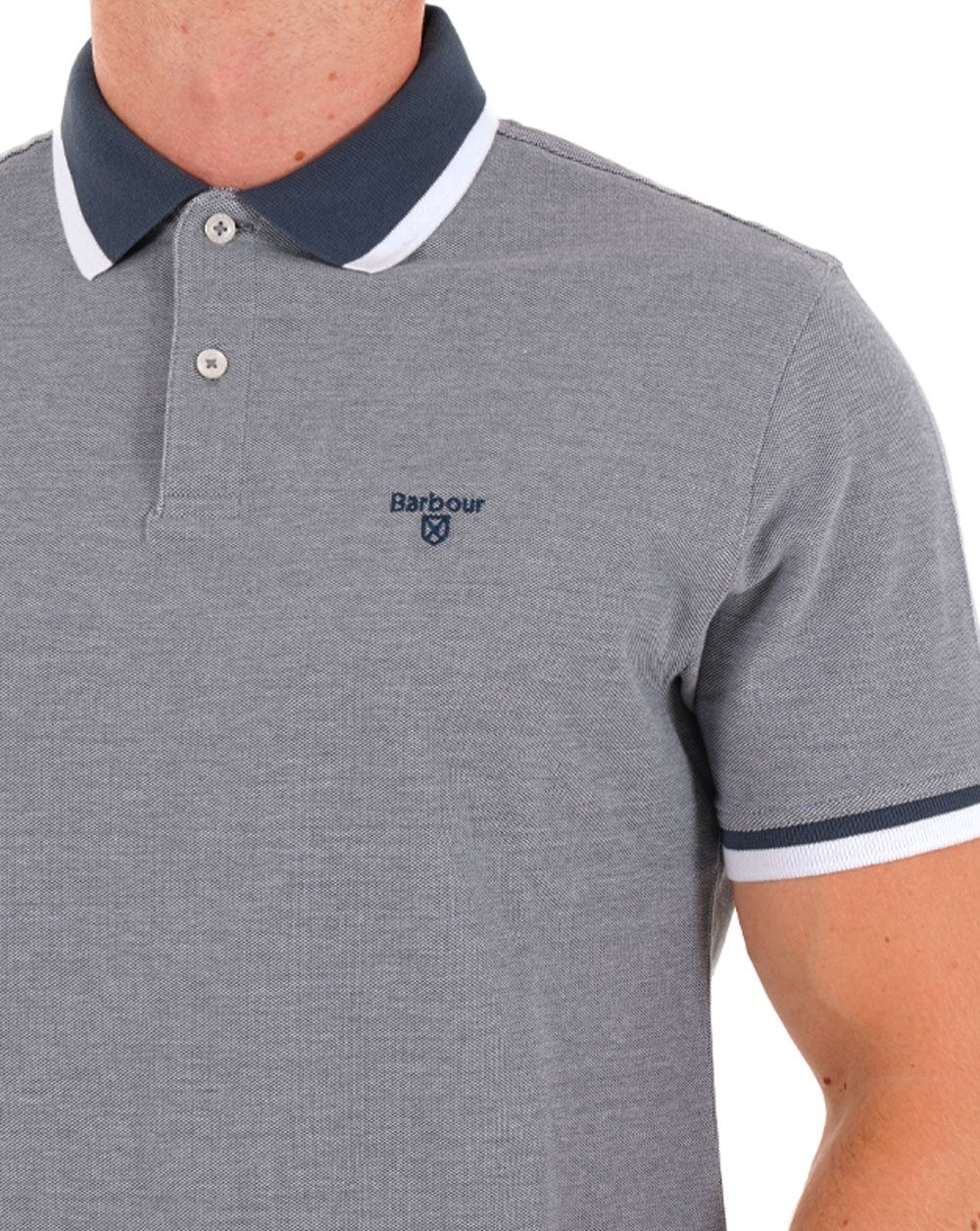 Barbour Barnard Polo Shirt Dark Denim