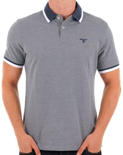 Barbour Barnard Poloshirt in dunklem Denim