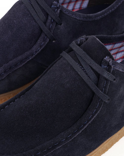 Roamers Brit Pop Wildlederschuhe Marineblau