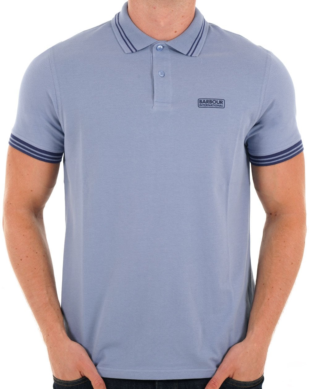 Barbour International Kalibriertes Poloshirt Manor Blue