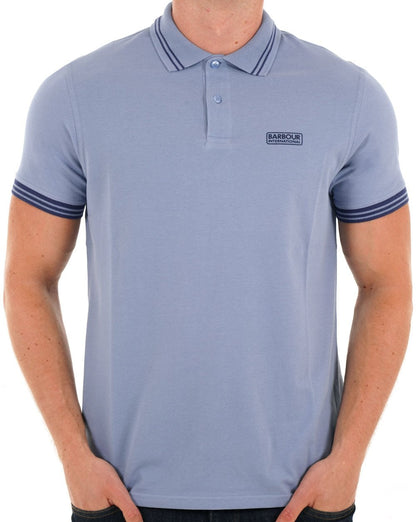 Barbour International Kalibriertes Poloshirt Manor Blue