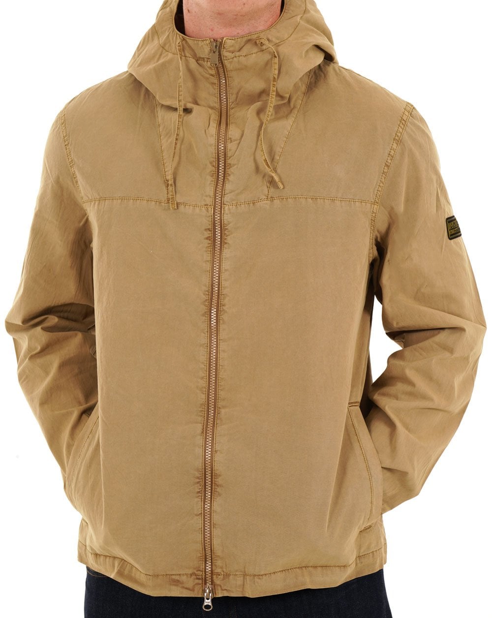 Barbour International Buckley – Kleidungsstückgefärbte Trenchcoatjacke